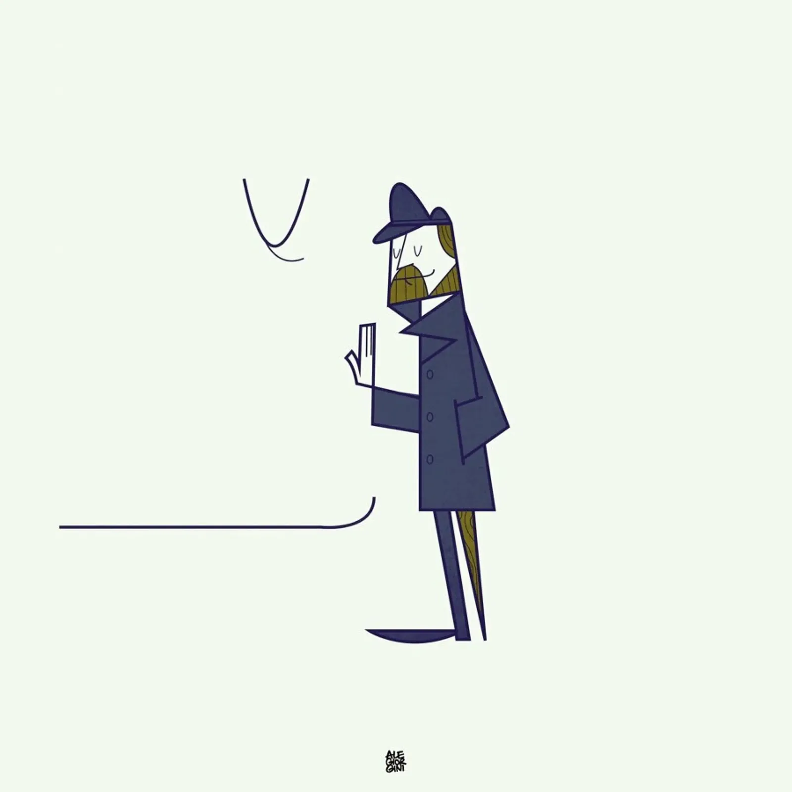 I'm lost in your immensity pellicola backlit da Ale Giorgini