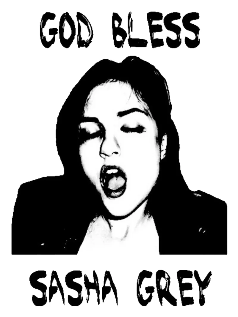 Gott segne Sasha Grey Poster von Ettyhmoz