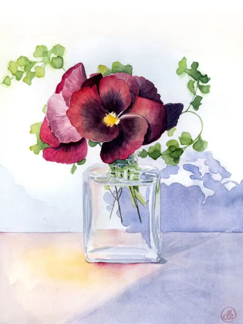Pansies poster by DoroKaiser