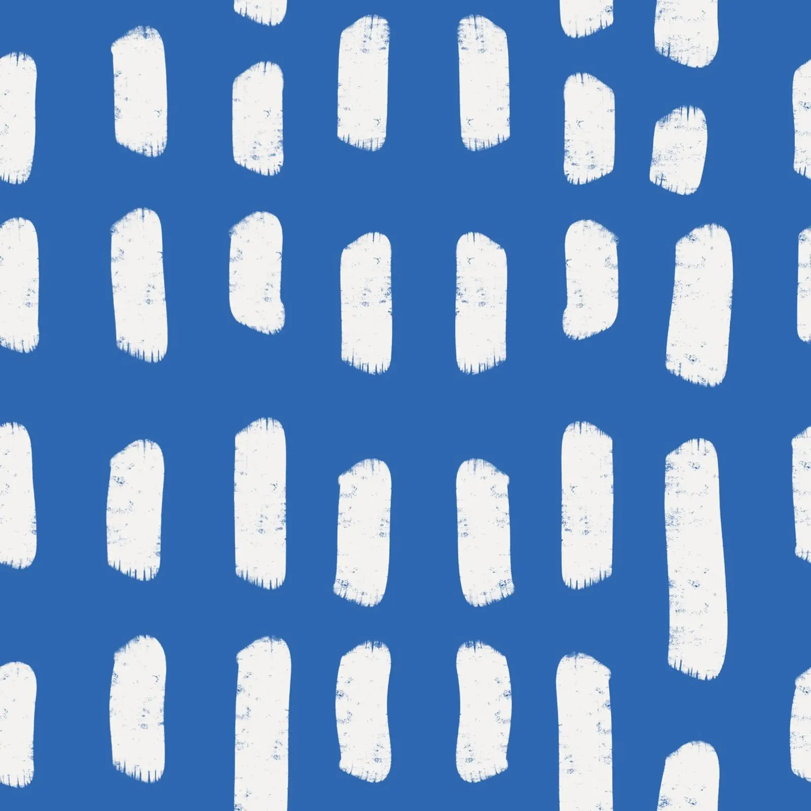 Blaue Pinselstriche - Abstrakt Küstenländisch Poster mit Kunststoffrahmen von susanacosta