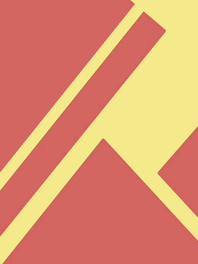 Minimalist Red Geometry canvas by MODERN NUANCE