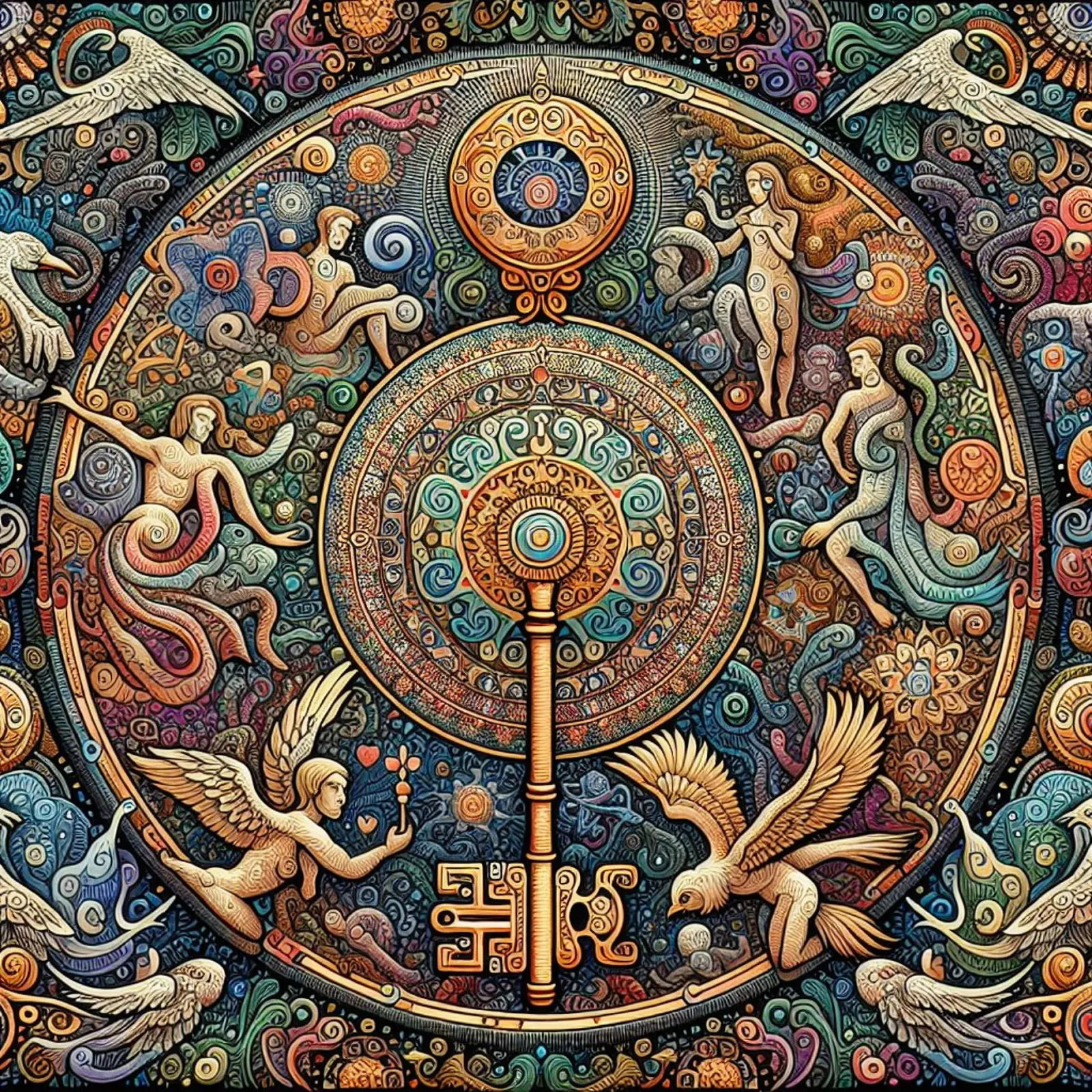 La chiave dell'arte poster da CASTILO