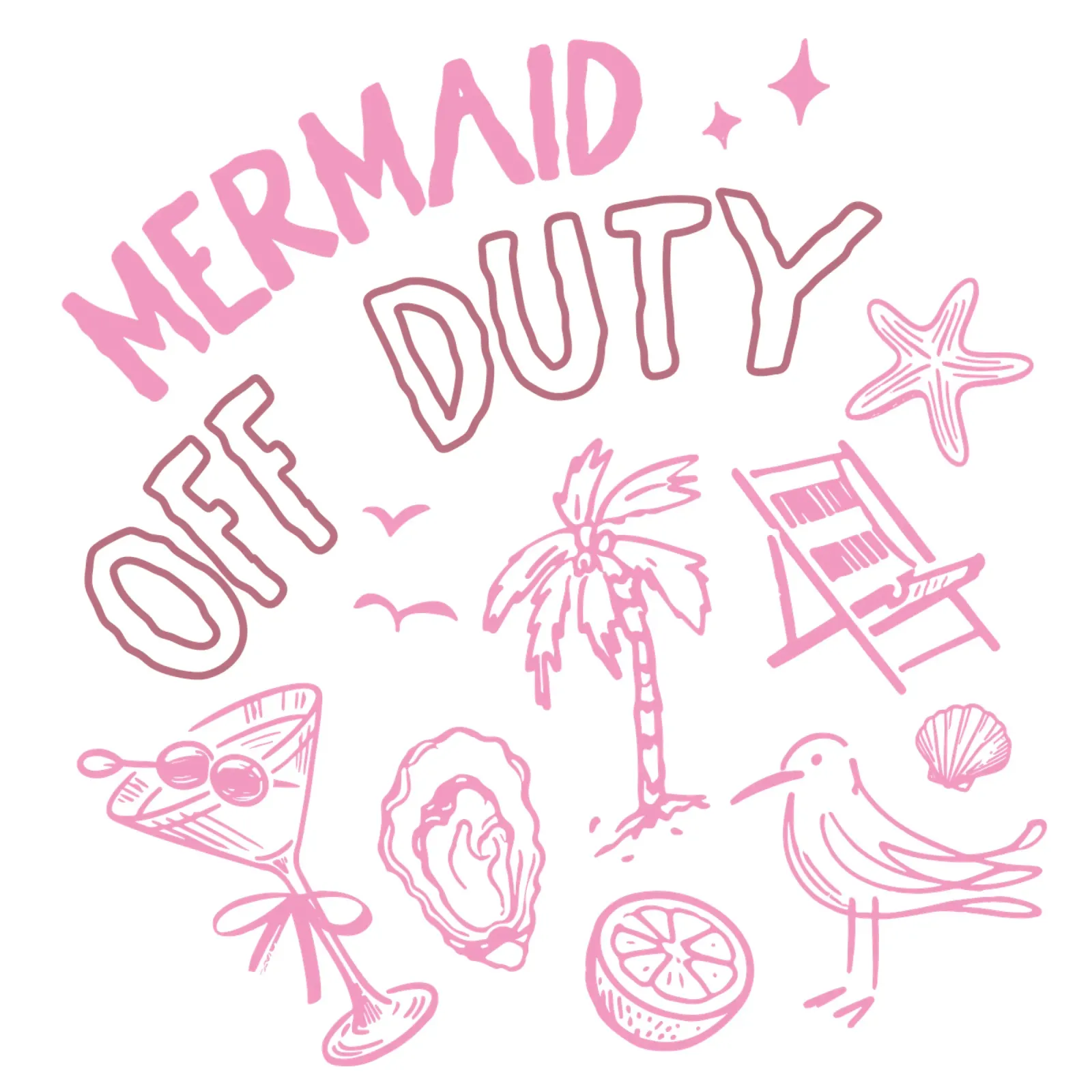 Meerjungfrau Design - Mermaid off duty witziges Shirt poster with plastic frame by Wunderbarwir