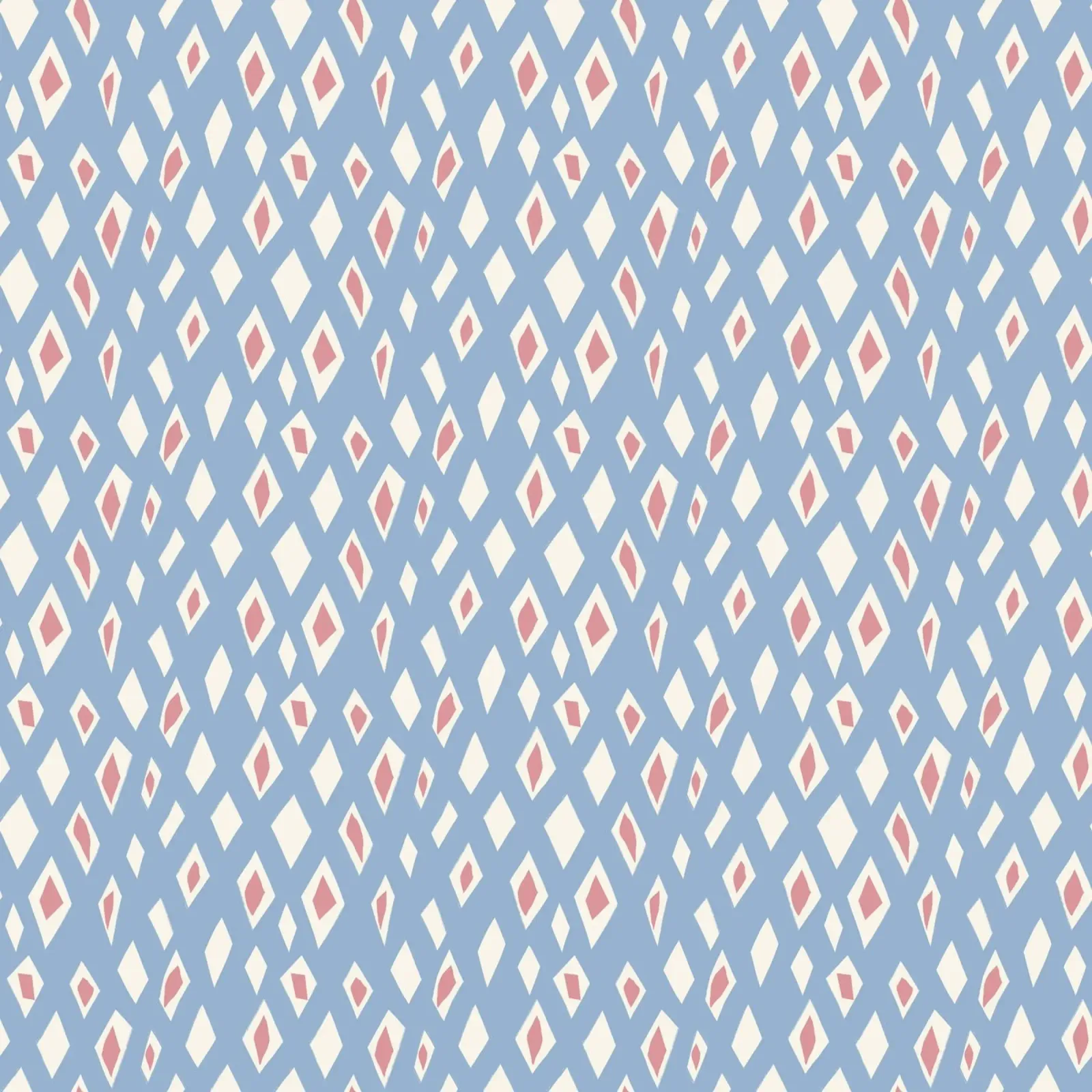 Diamond and ruby seamless pattern canvas by Little Dean