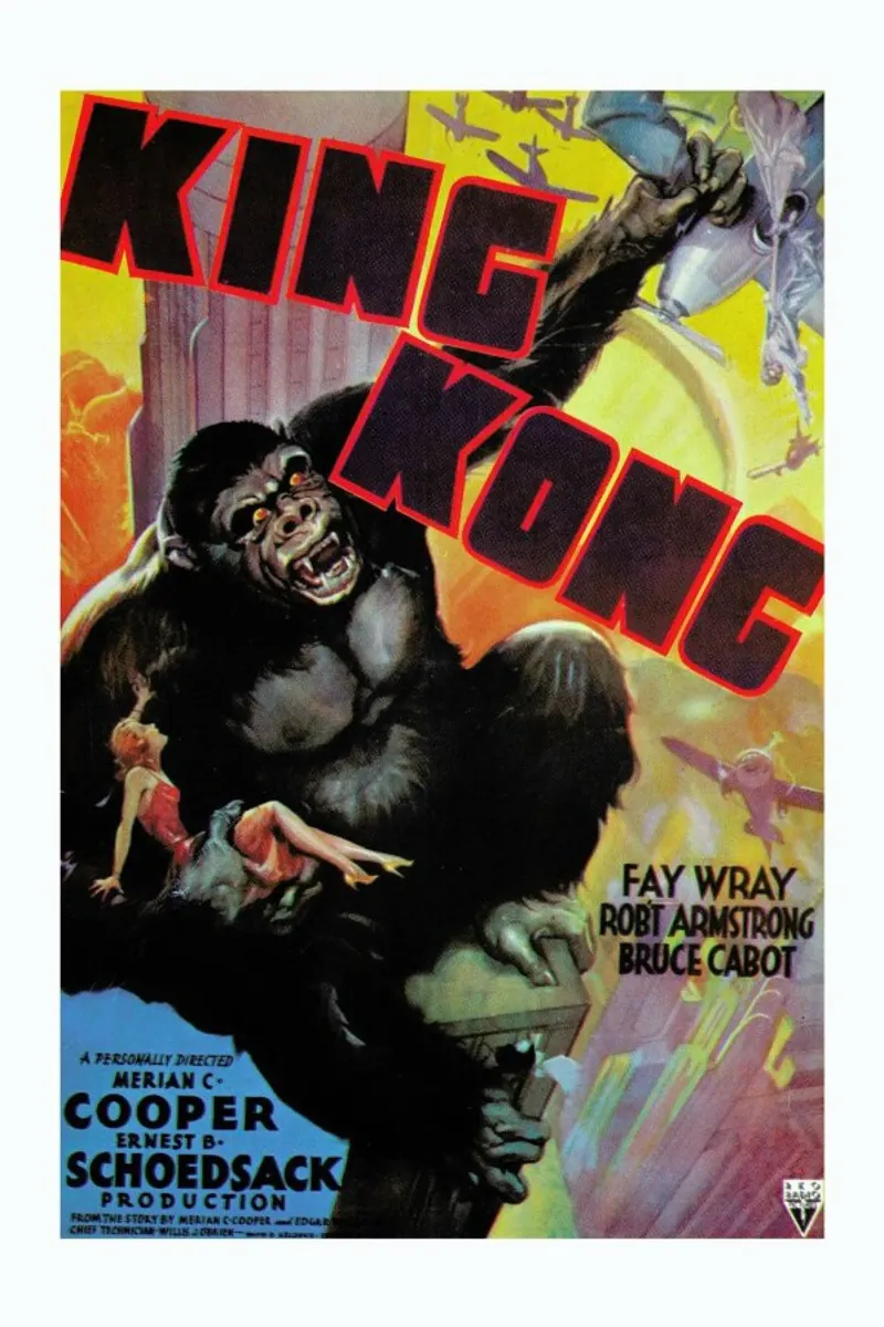 ‘King Kong’ Movie Poster pellicola backlit da Gallery Print and Art Limited