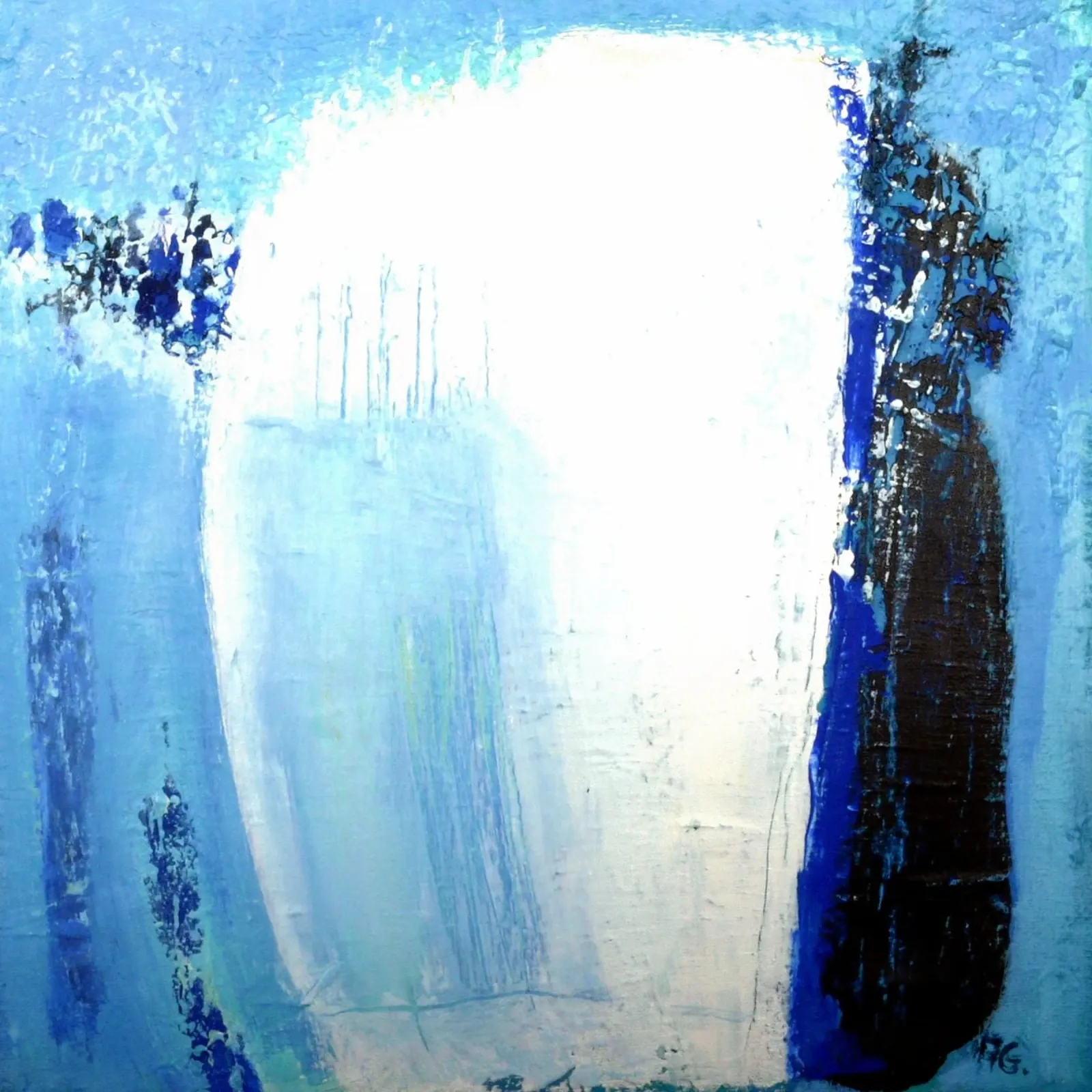 Blaue Impressionen 6 pellicola backlit da Anita Gewald