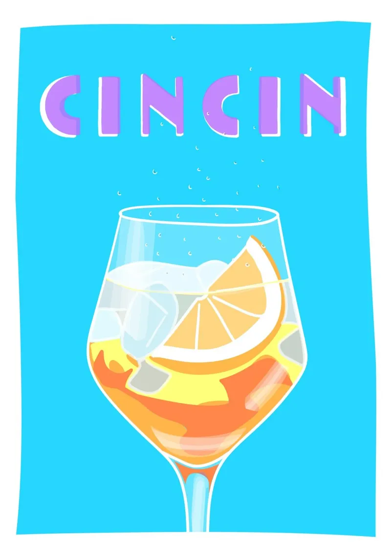 Aperol carta hahnemühle da Limo und Mo