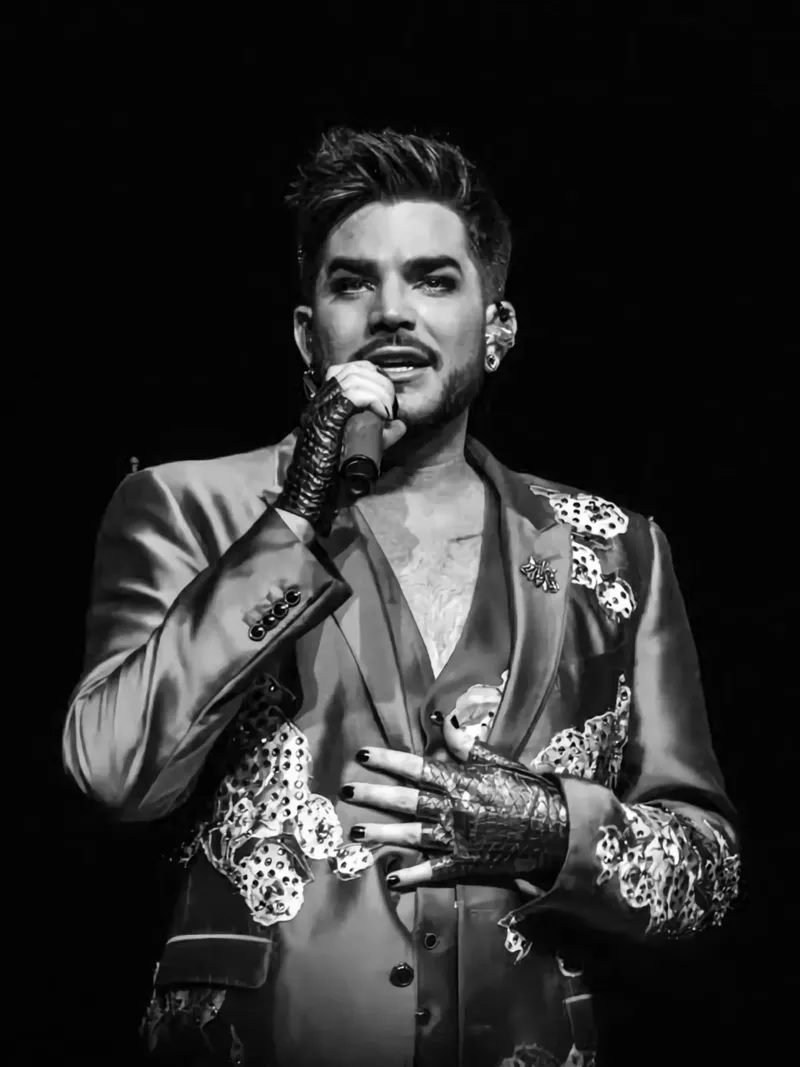 Il concerto di Adam Lambert tela con Cornice a cassetta da HUMMERSONIC