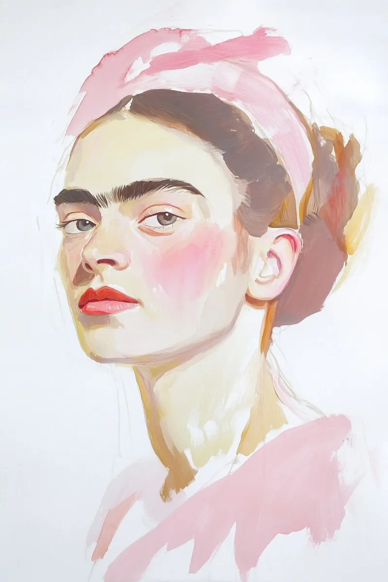 L'anima romantica di Frida plexiglass da Carinaprint