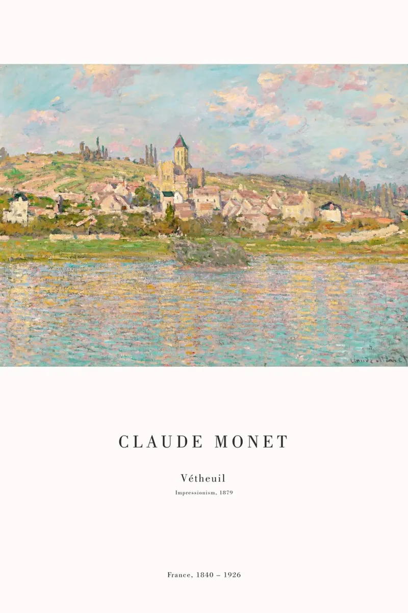 Claude Monet - Vetheuil poster da Old Masters