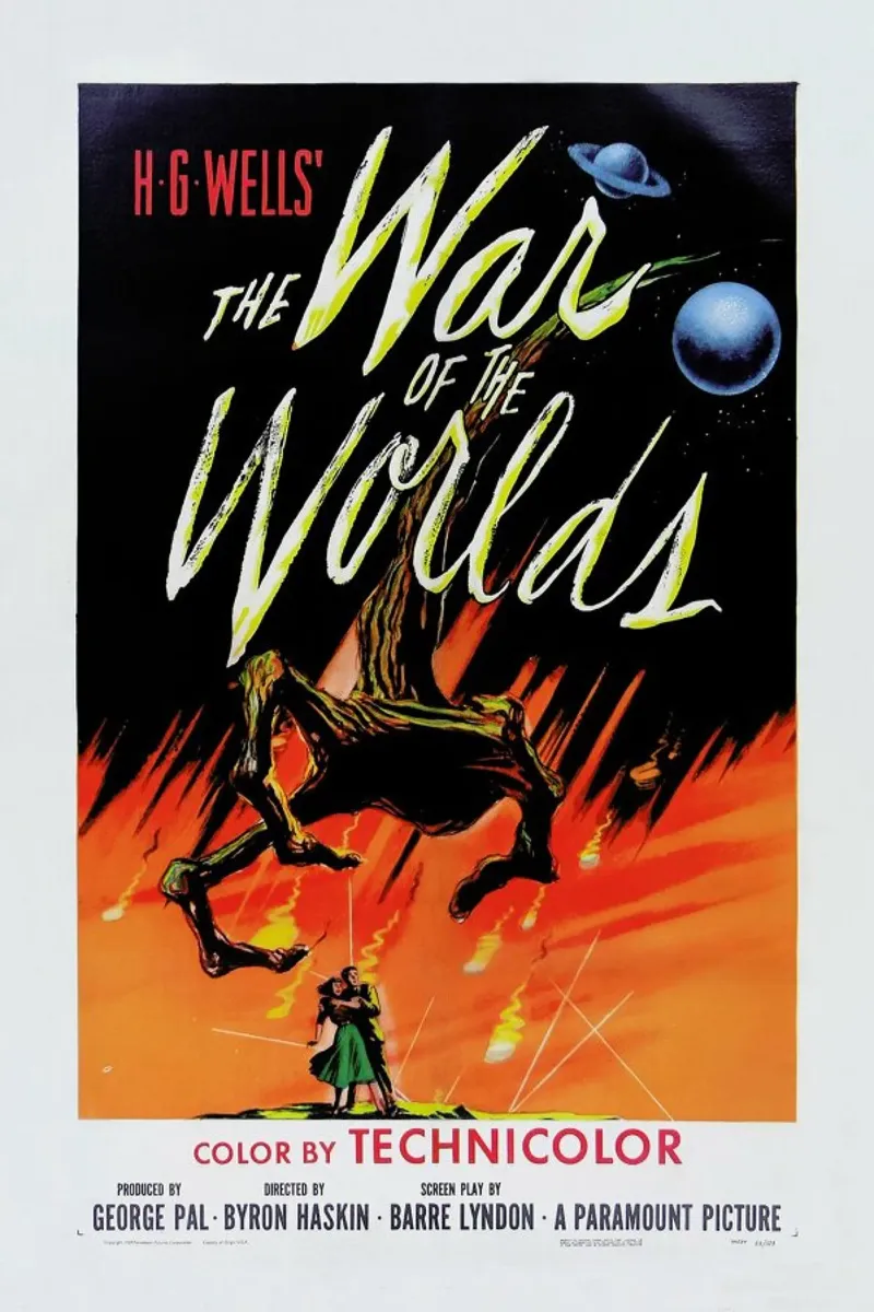‘The War of the Worlds’ Retro Movie Poster lienzo de Gallery Print and Art Limited
