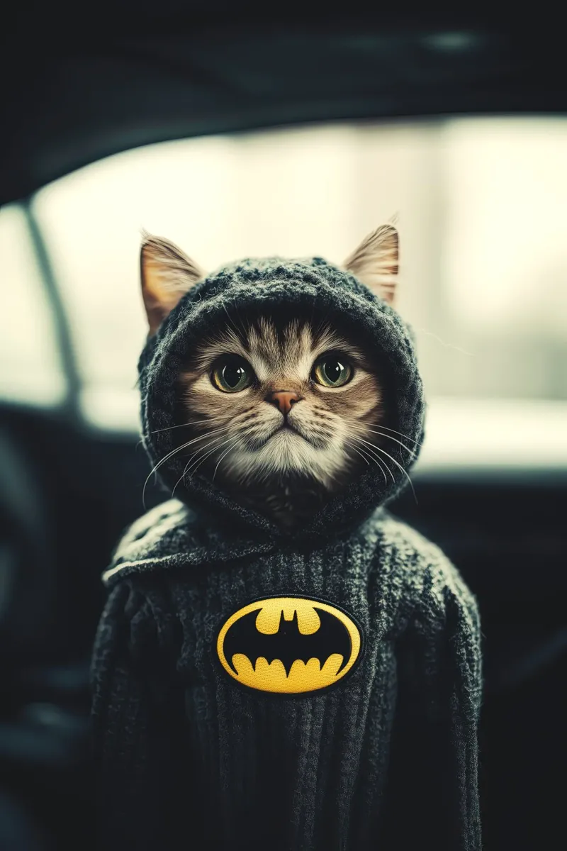 I am a Cat Batman Nr. 01 hahnemühle by lazydaypaper
