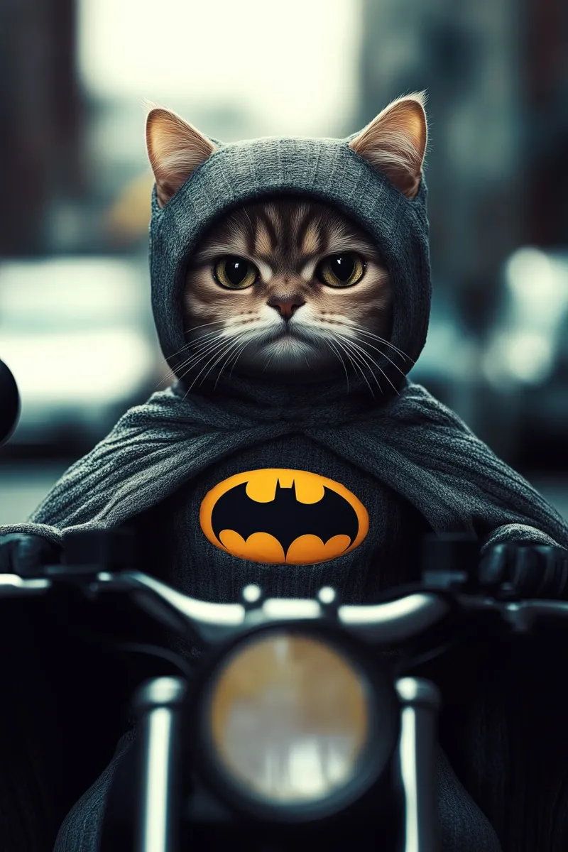 I am Cat Batman Nr. 02 hahnemühle by lazydaypaper
