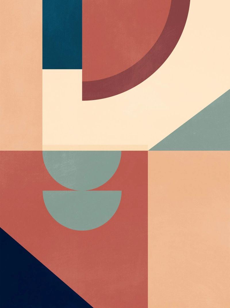 Abstract Geometric Shapes 53 poster by Gaite