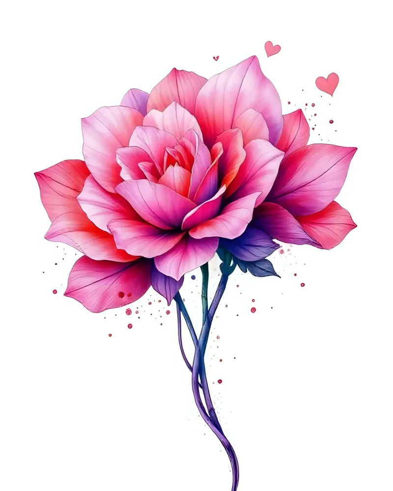Fiori_7 pellicola backlit da Pink- und LoveArt by LK