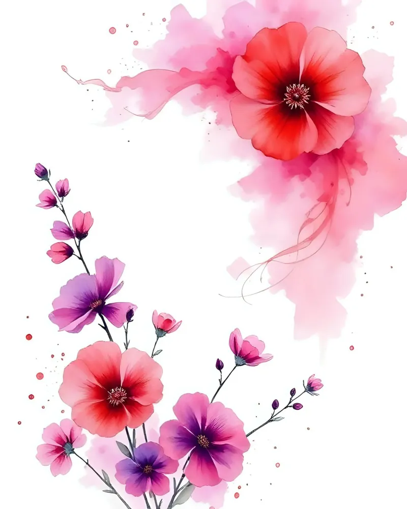 Fiori_9 pellicola backlit da Pink- und LoveArt by LK