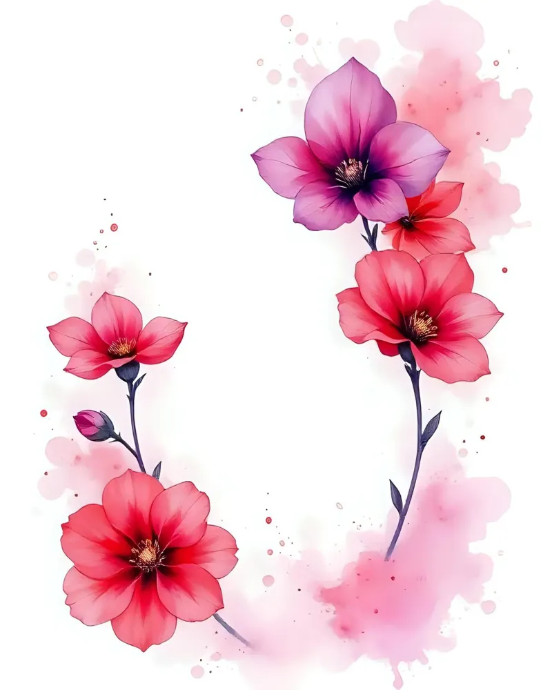 Fiori_Decor_10 carta hahnemühle da Pink- und LoveArt by LK