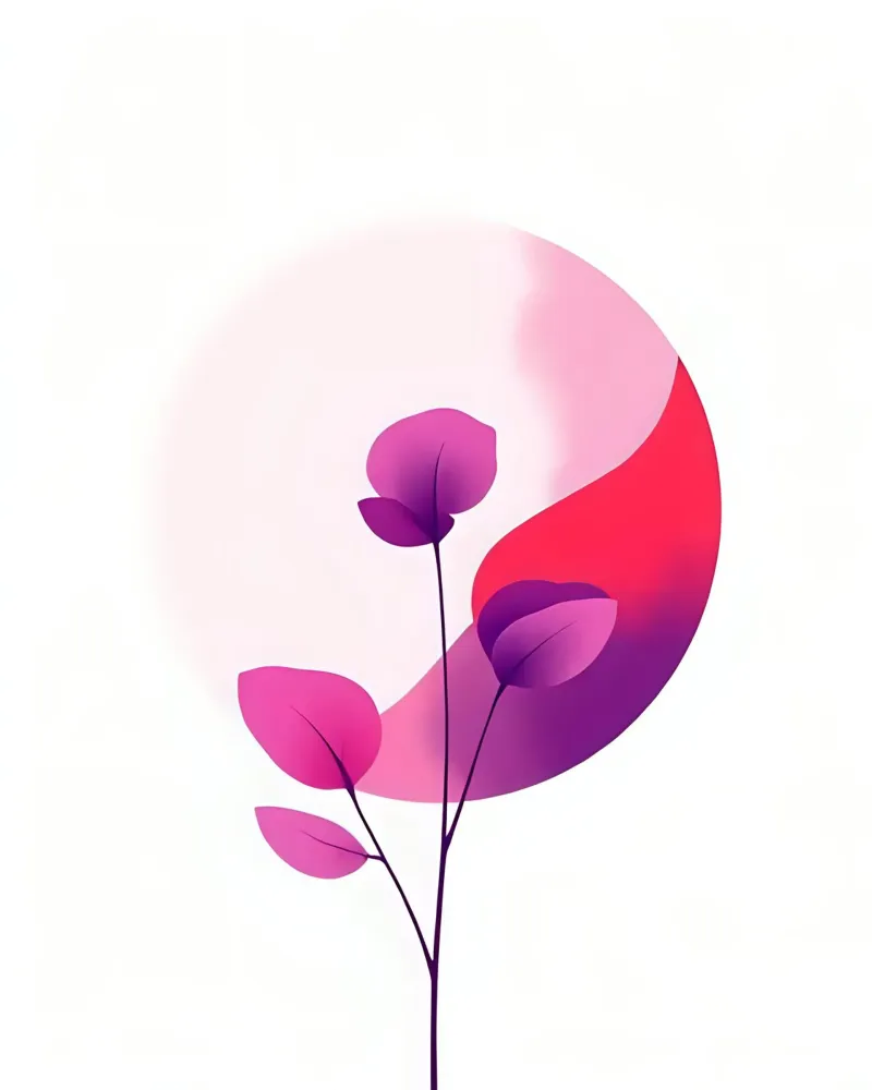 Decor_4 poster con telaio in plastica da Pink- und LoveArt by LK