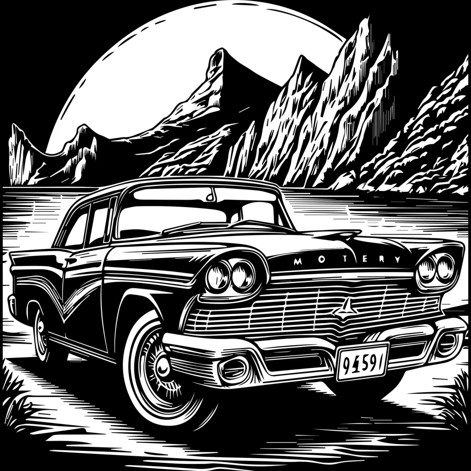 Oldtimer Oldtimer Forex-Platte von Mohs