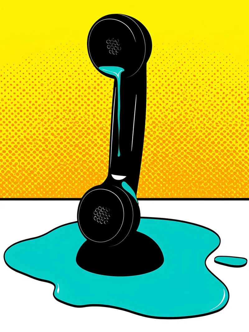 Telephone - Pop Art canvas by ColorCrash Gallery