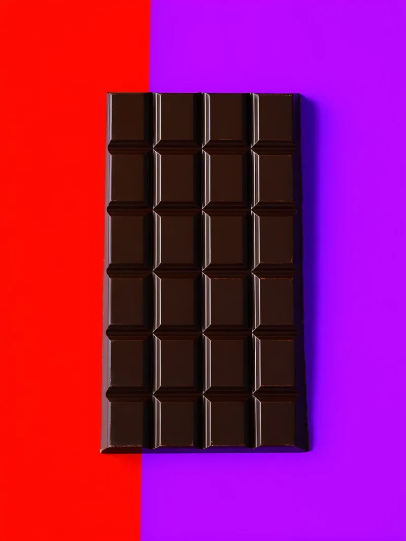 Dark Chocolate - Pop Art pellicola backlit da ColorCrash Gallery