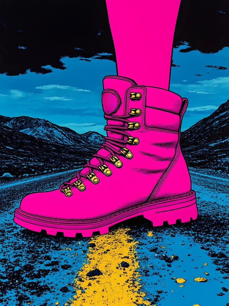 Avventura - Pop Art pellicola backlit da ColorCrash Gallery
