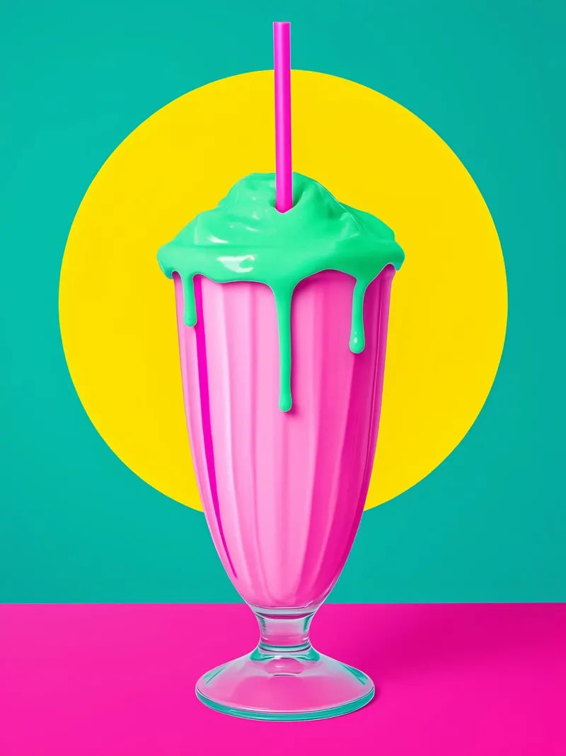 Frullato - Pop Art pellicola backlit da ColorCrash Gallery