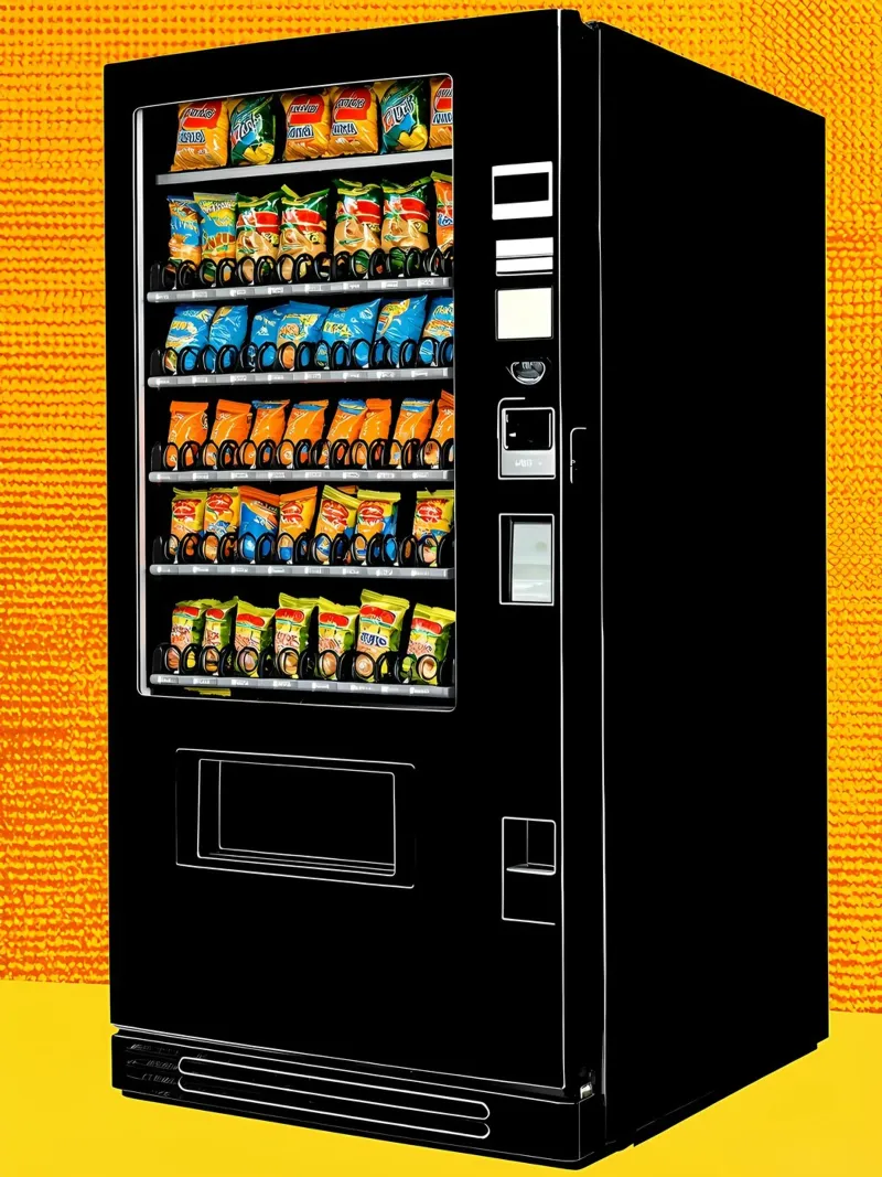 Distributore automatico - Pop Art plexiglass da ColorCrash Gallery