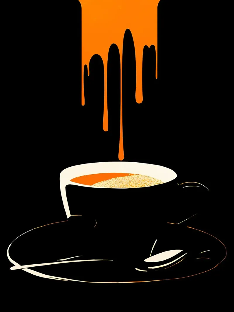 Tazza da caffè - Pop Art pellicola backlit da ColorCrash Gallery