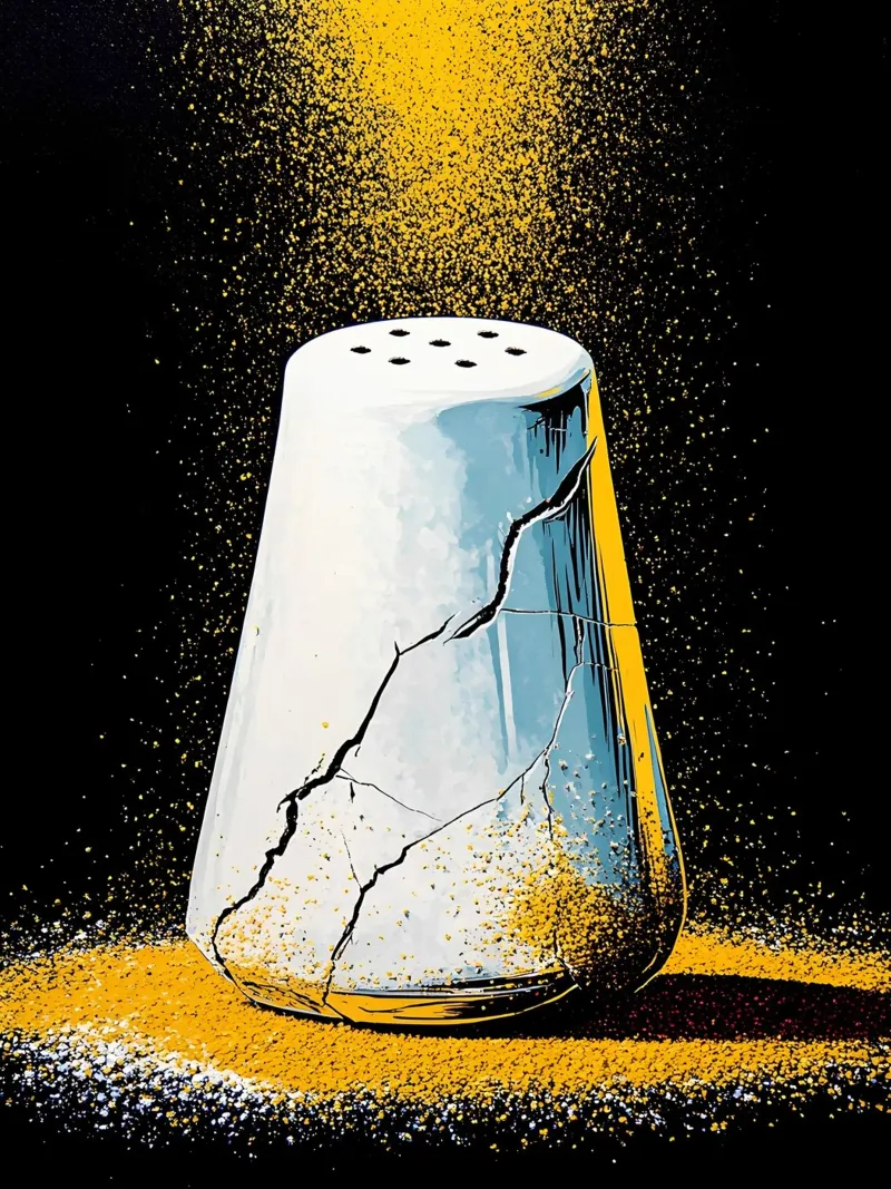 Salsiera - Pop Art pellicola backlit da ColorCrash Gallery