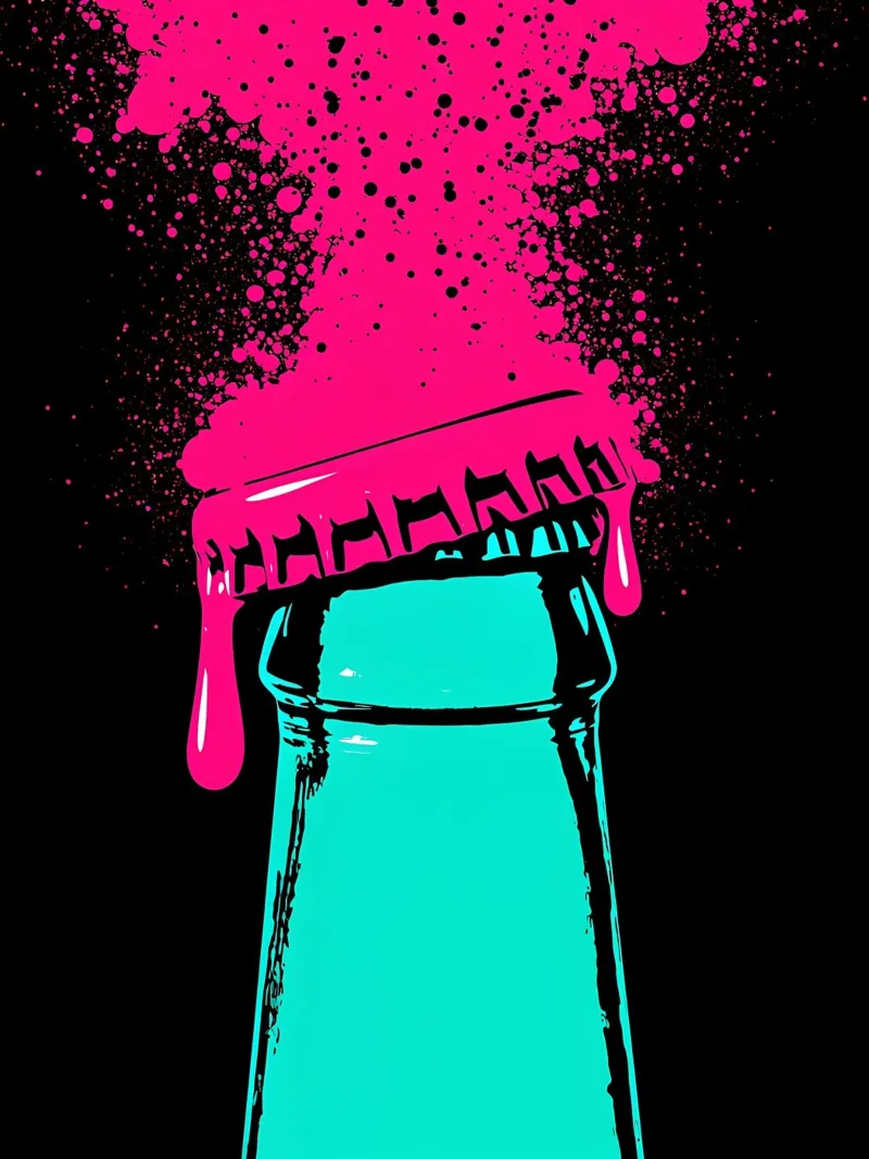 Refreshment Drink - Pop Art hahnemühle by ColorCrash Gallery