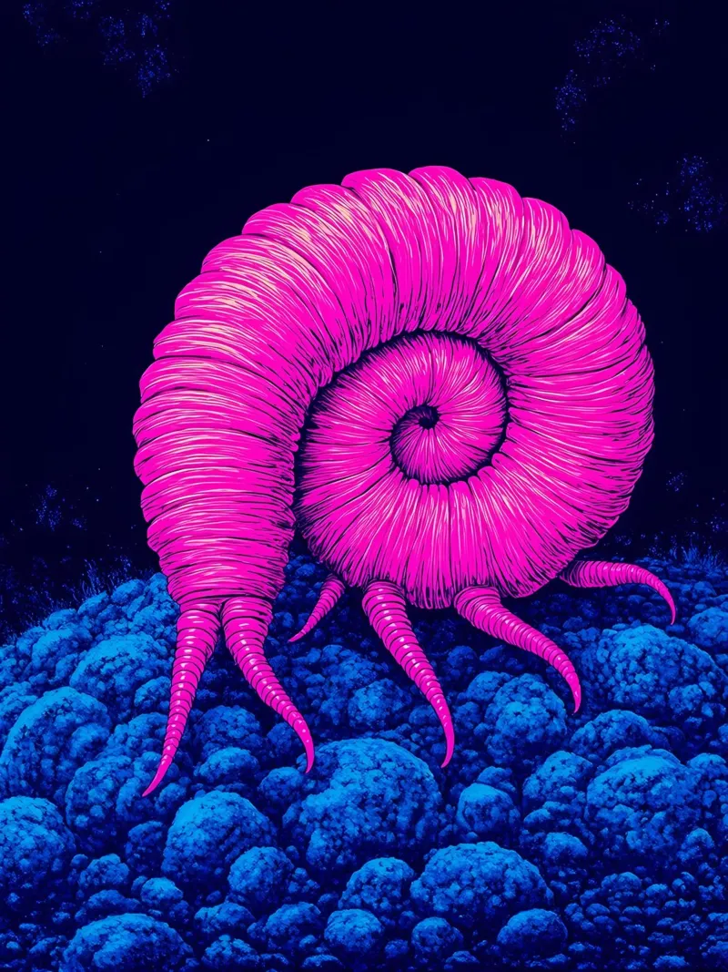Nautilus - Pop Art alluminio dibond da ColorCrash Gallery