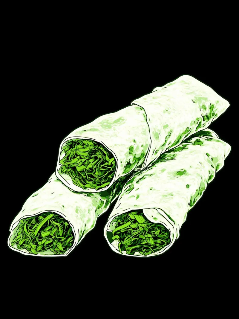 Burrito - Pop Art pellicola backlit da ColorCrash Gallery