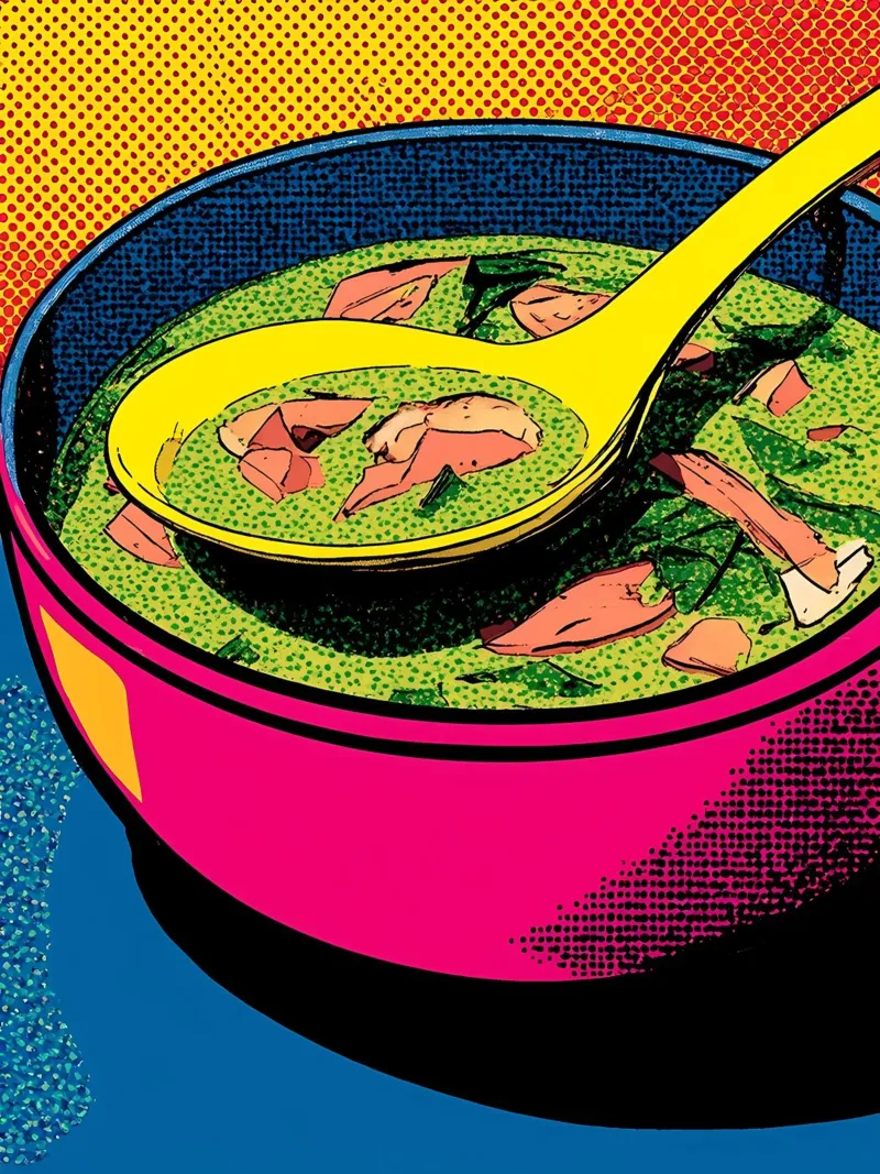 Tazón de sopa - Pop Art metacrilato de ColorCrash Gallery