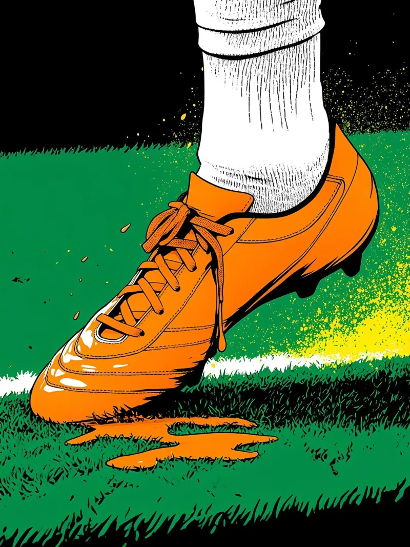 Tacchetti da calcio - Pop Art pellicola backlit da ColorCrash Gallery