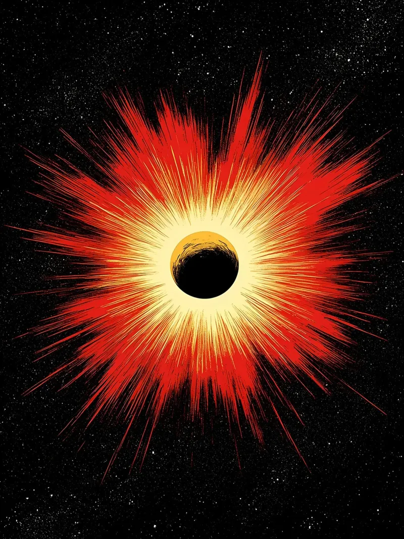 Explosion spatiale - Pop Art hahnemühle de ColorCrash Gallery