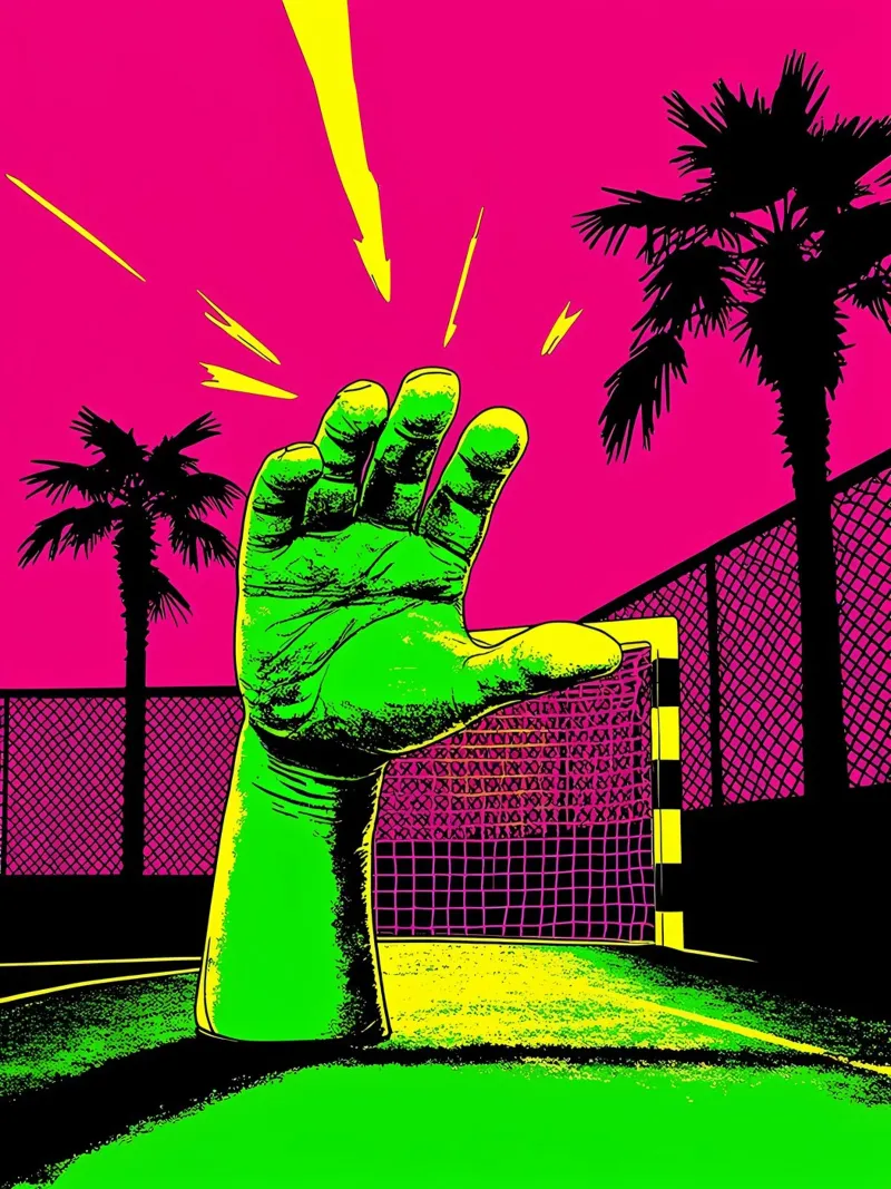 Palo - Pop Art poster con telaio in legno da ColorCrash Gallery