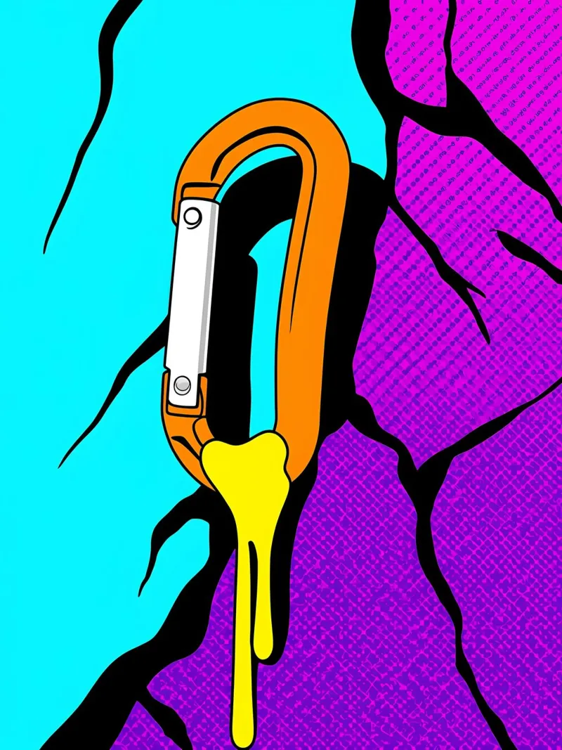 Moschettone che si scioglie - Pop Art poster da ColorCrash Gallery