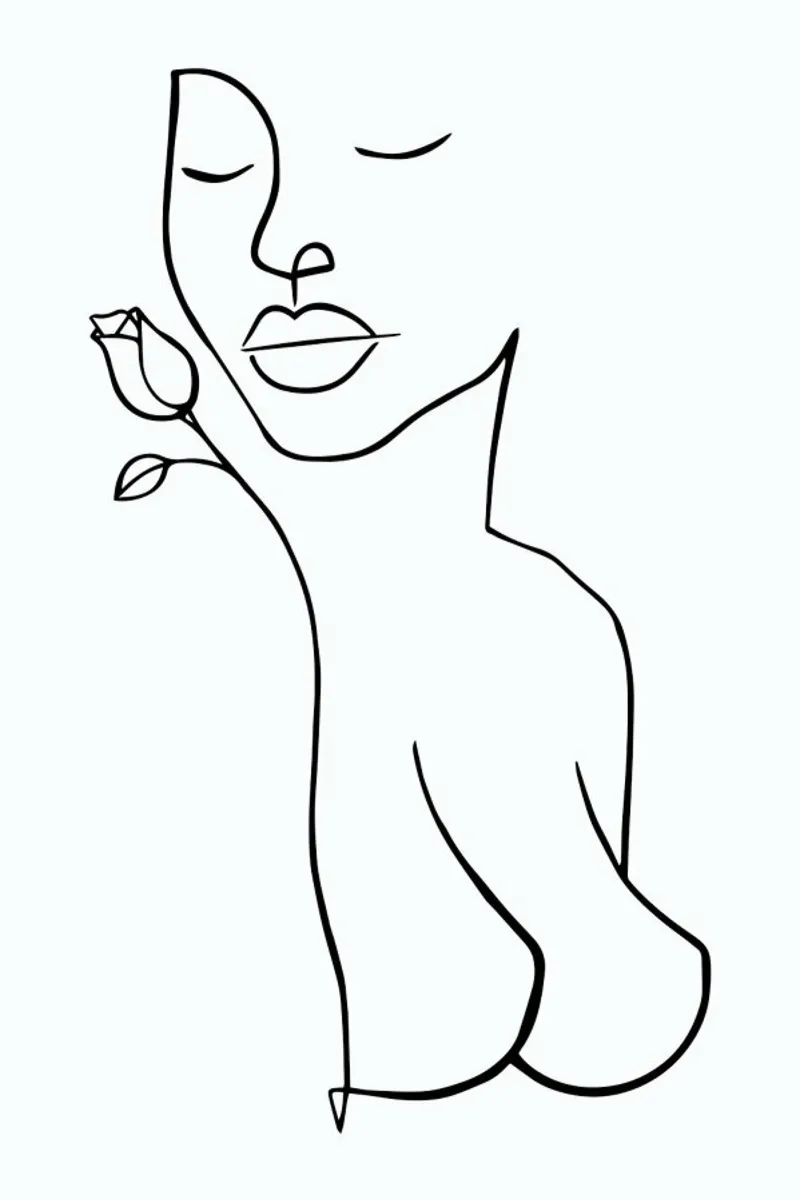 Natural Beauty poster con telaio in plastica da Ninhol