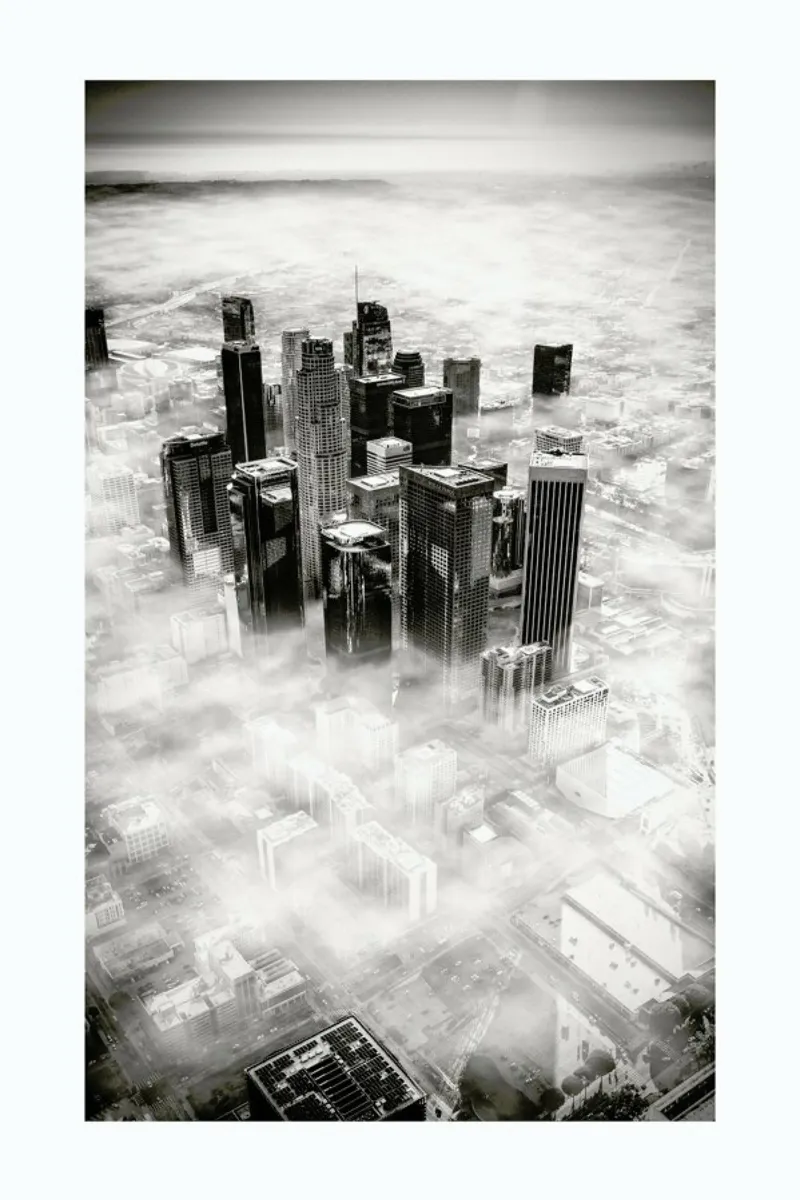 L.A. from Above plexiglass da METROPOLIS