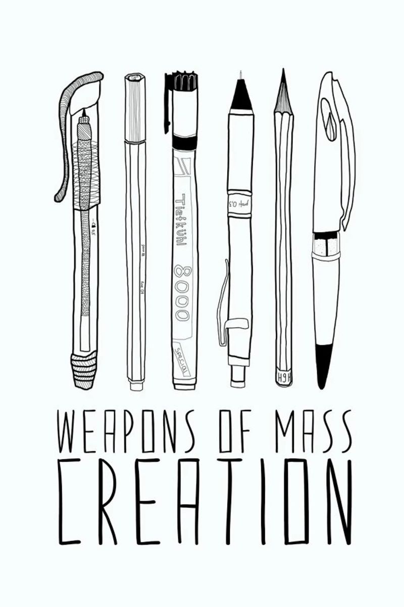 Weapons of Mass Creation poster de Bianca Green