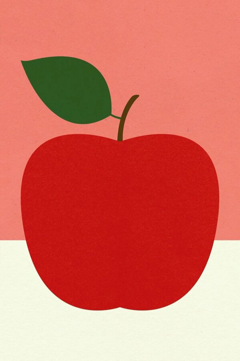 Red Apple Poster von Rosi Feist