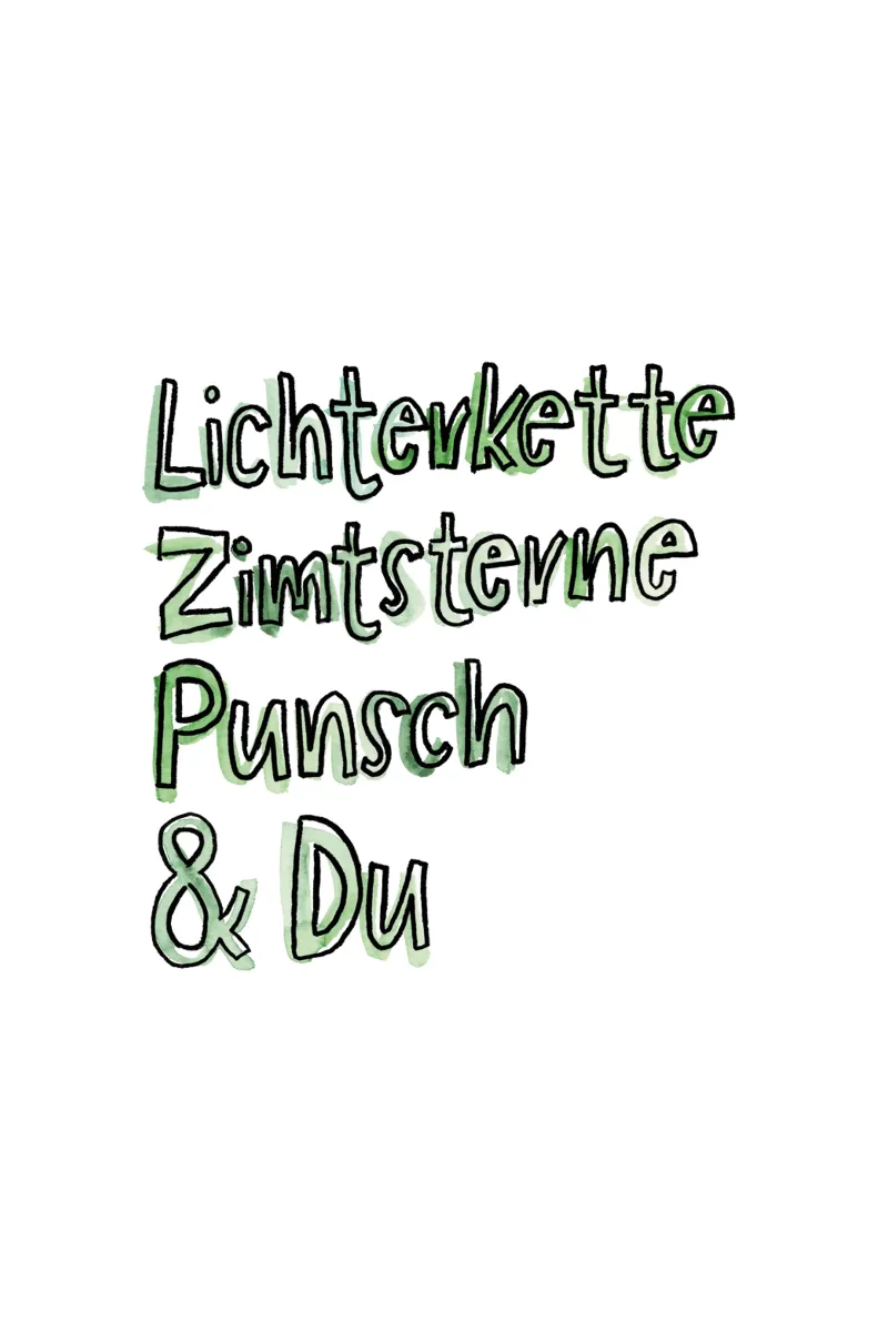 Lichterkette & Du pellicola backlit da Brushmeetspaper
