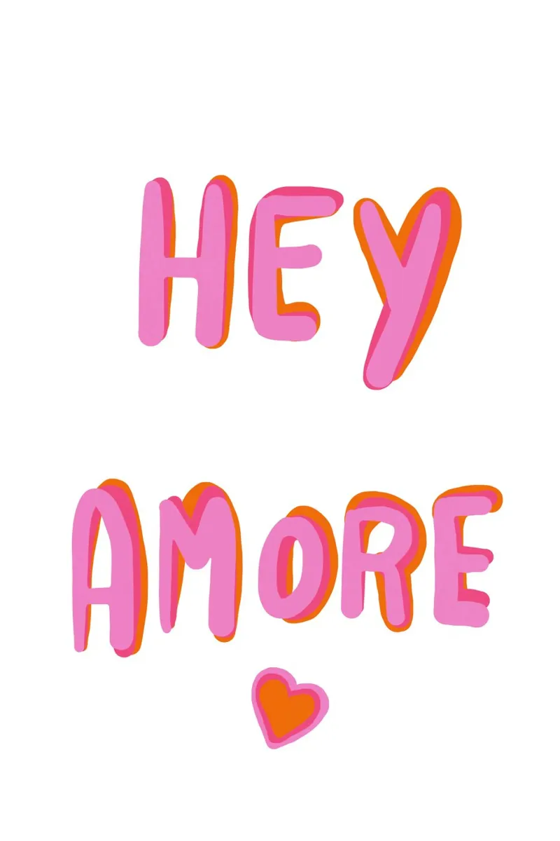 Ehi Amore Pop alluminio dibond da Carinaprint