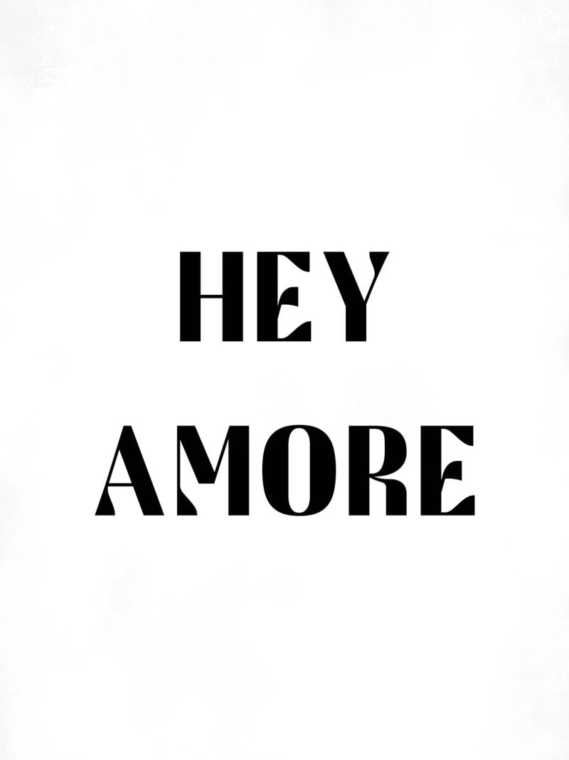 Ehi Amore B&N pellicola backlit da Carinaprint