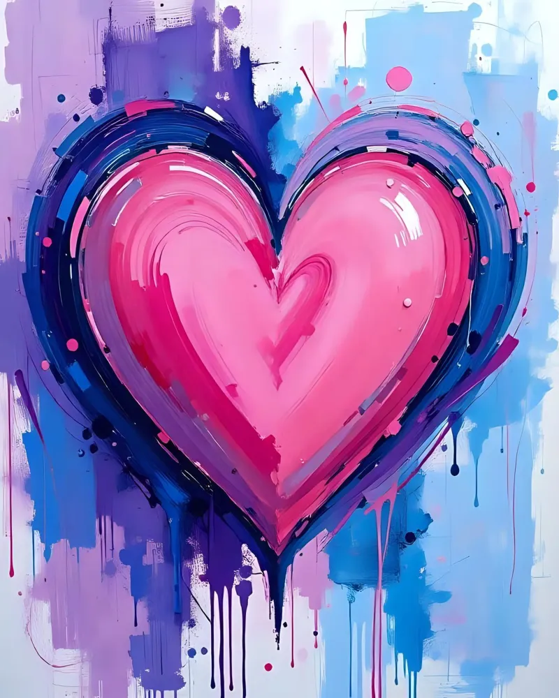 cuore_blu_rosa_viola_5 pellicola backlit da Pink- und LoveArt by LK