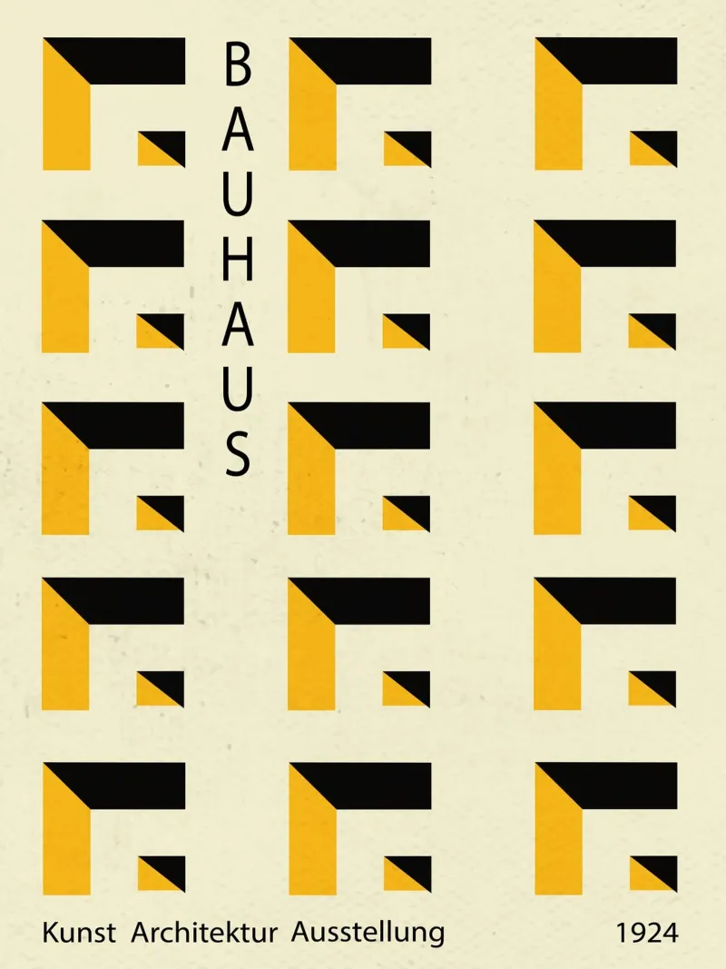 Mostra Bauhaus 1924 poster da LaylaOzHome