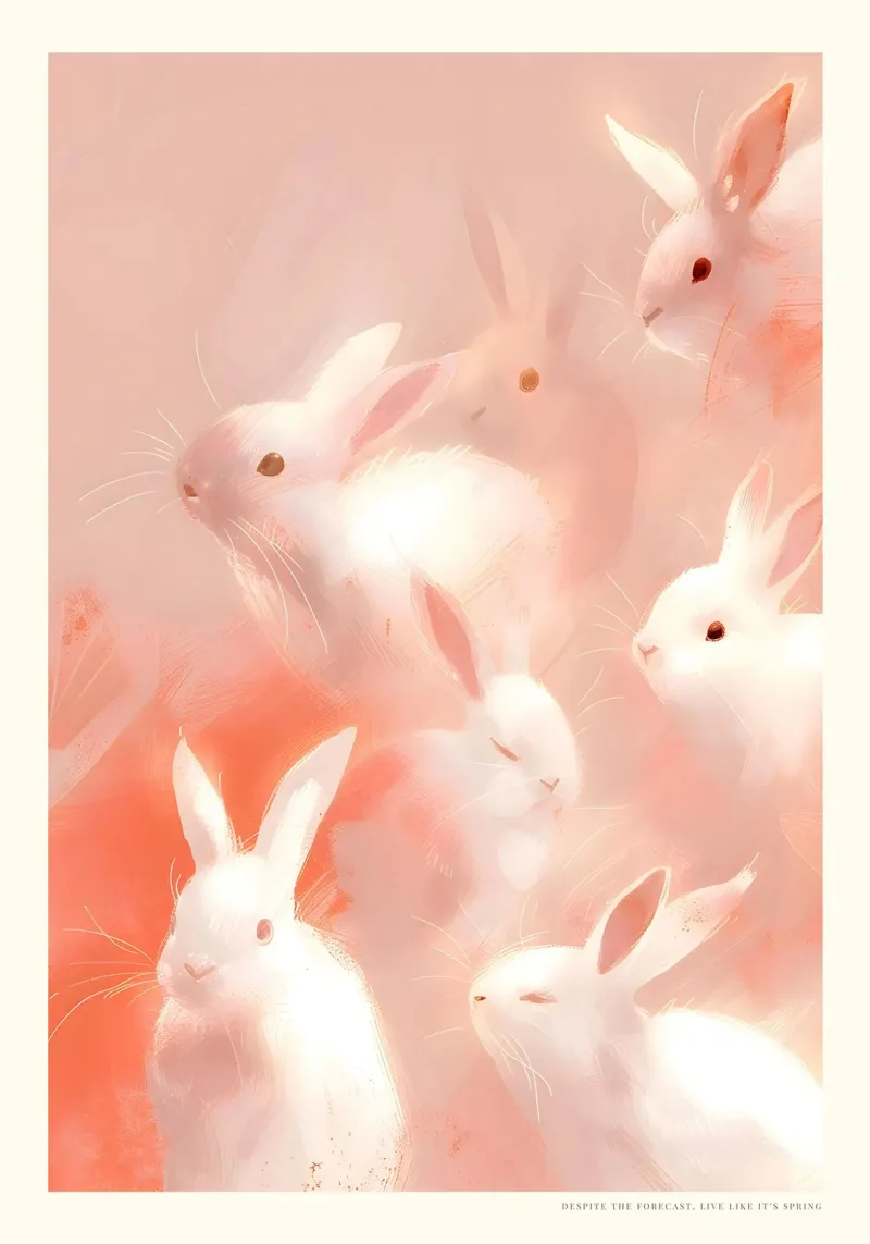 Happy Easter No 03 carta hahnemühle da treechild