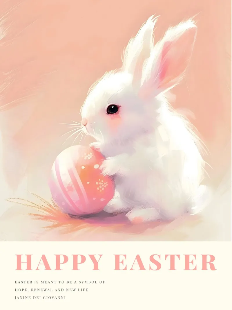 Happy Easter No 07 carta hahnemühle da treechild