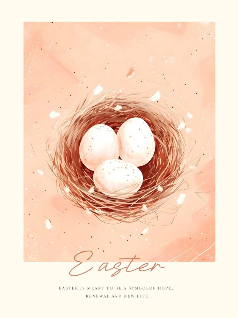 Happy Easter No 17 poster by treechild